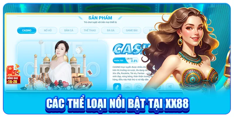 Các thể loại nổi bật tại xx88